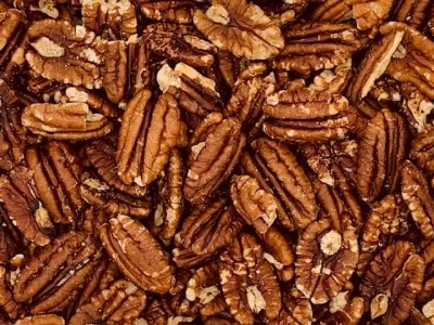 Pecannoten gebrand, ongezouten